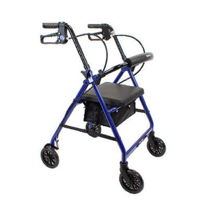 DynaGo Quad 6 - Aluminum Rollator, Blue DynaGo Quad 6 - Aluminum Rollator, Blue
