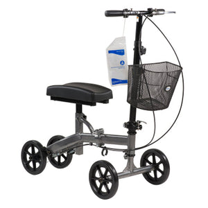Steerable Knee Walker with Basket - Compact, Hammer Tone Steerable Knee Walker with Basket - Compact, Hammer Tone