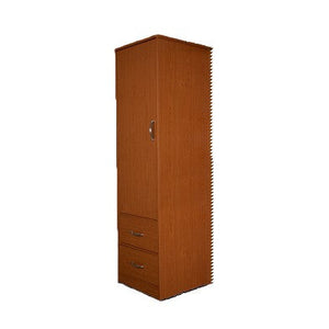 One Door / Two Drawer Wardrobe, Cherry One Door / Two Drawer Wardrobe, Cherry