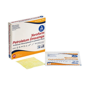 Xeroform Gauze Dressing, 4" x 4", 4/25/cs Xeroform Gauze Dressing, 4" x 4", 4/25/cs