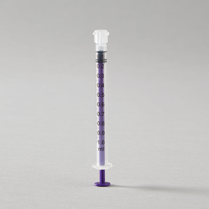 Health Care Logistics Sterile Low Dose ENFit Syringes, 1mL, Pack