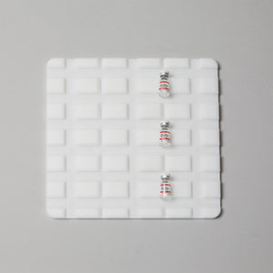 Health Care Logistics Vial Tray, Plastic, 10 x ½ x 10 Health Care Logistics Vial Tray, Plastic, 10 x ½ x 10