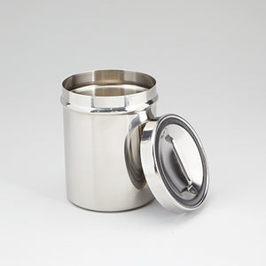 Health Care Logistics Stainless Steel Jar with Lid, 1-Quart Health Care Logistics Stainless Steel Jar with Lid, 1-Quart