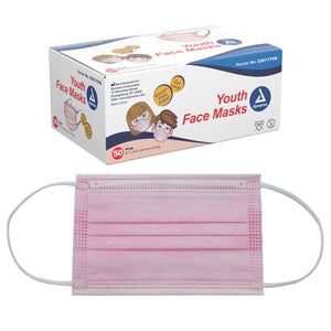 Youth Face Mask w/ Ear Loop, Pink Youth Face Mask w/ Ear Loop, Pink