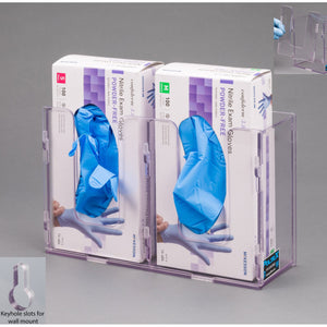 Short Glove Box Holder-2 Box (Wall Mount) Short Glove Box Holder-2 Box (Wall Mount)