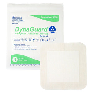 DynaGuard Waterproof Composite Dressing, 6" x 6" DynaGuard Waterproof Composite Dressing, 6" x 6"