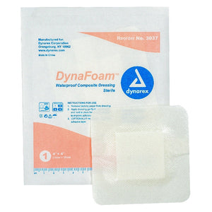 DynaFoam Waterproof Bordered Foam, 4" x 4" DynaFoam Waterproof Bordered Foam, 4" x 4"