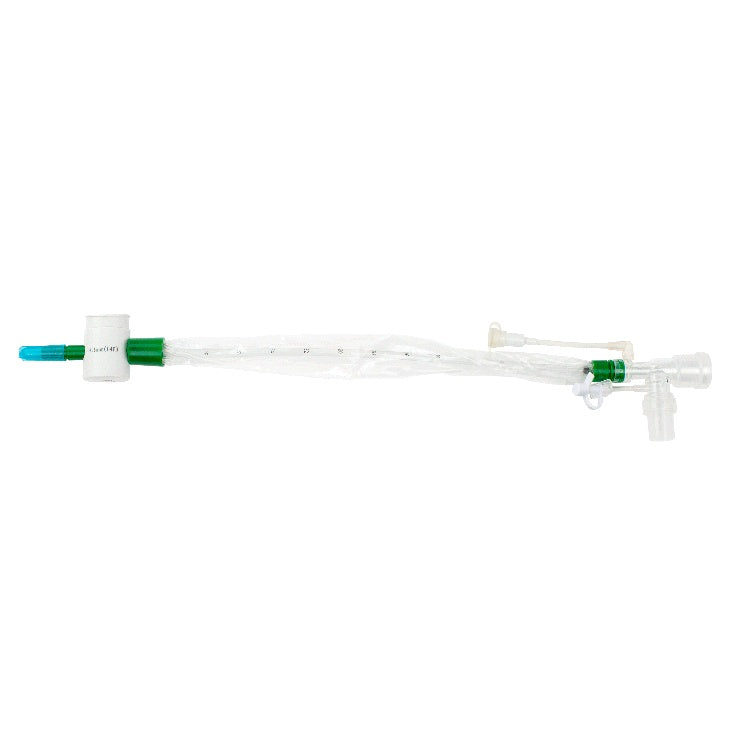 Closed Suction Tracheal Catheter w/ Double Swivel Elbow, 14 Fr, 2/10/cs