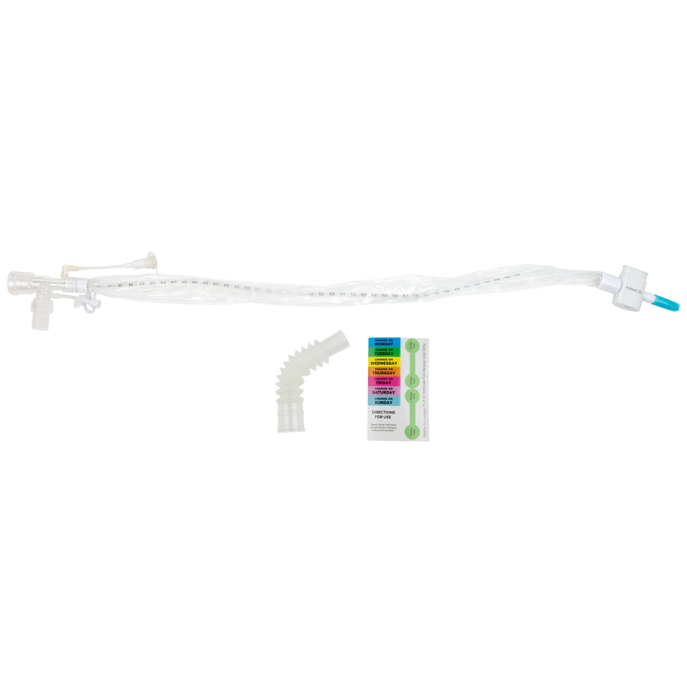 Closed Suction Endotracheal Catheter w/ Double Swivel Elbow, 12 Fr, 2/10/cs
