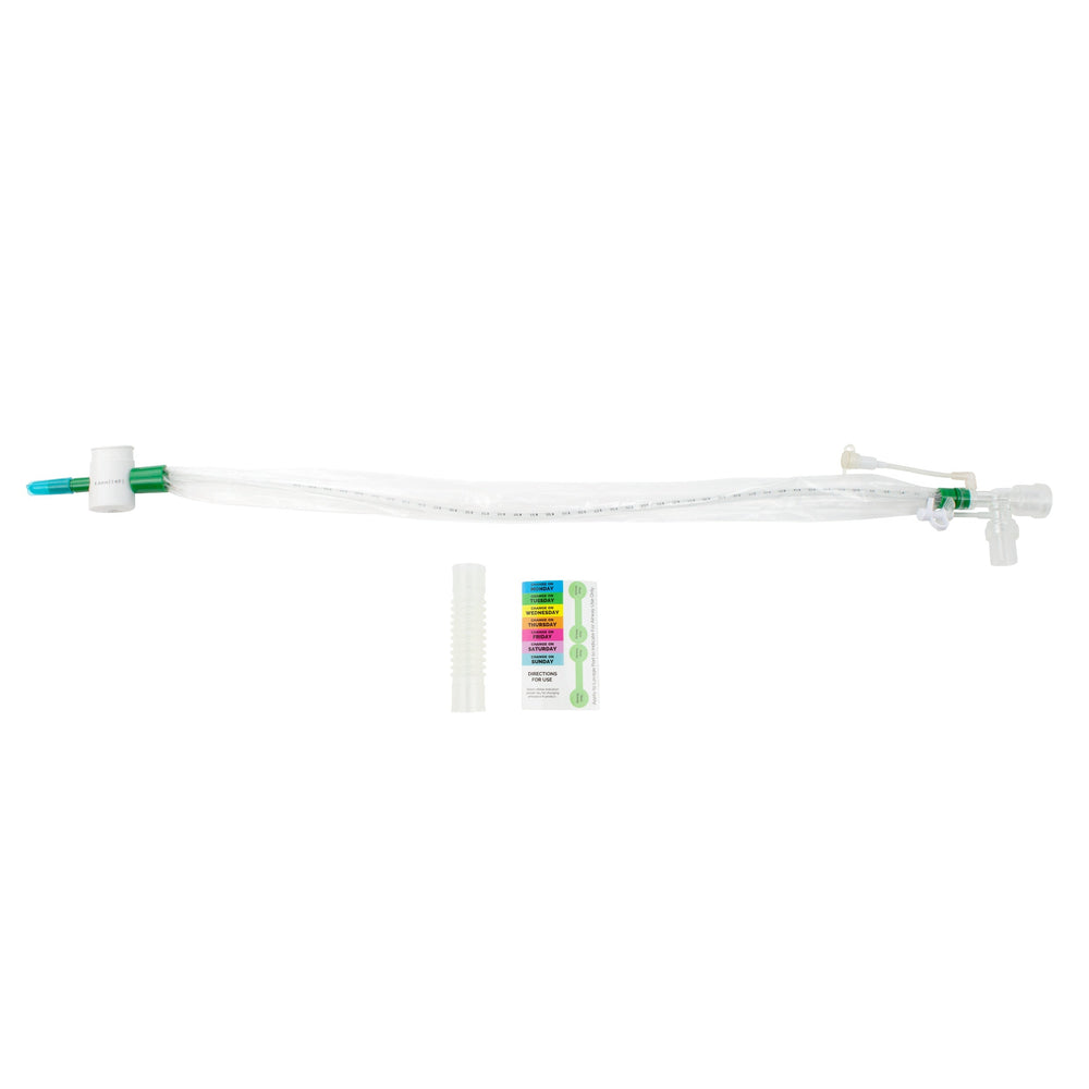 Closed Suction Endotracheal Catheter w/ Double Swivel Elbow, 14 Fr, 2/10/cs