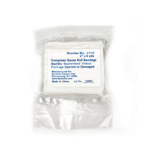 Compress Gauze Roll Bandage, 2" x 6 yd Compress Gauze Roll Bandage, 2" x 6 yd