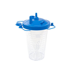 Disposable Suction Canister w/ Float Valve Shutoff, 1200 cc, 40/cs Disposable Suction Canister w/ Float Valve Shutoff, 1200 cc, 40/cs