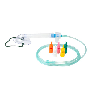Venturi Select A Vent Elongated Mask w/6 dilutors 7' (2.1 m), Pediatric/Standard Connector, 50/cs Venturi Select A Vent Elongated Mask w/6 dilutors 7' (2.1 m), Pediatric/Standard Connector, 50/cs