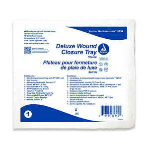 Deluxe Wound Closure Trays, 20/cs Deluxe Wound Closure Trays, 20/cs