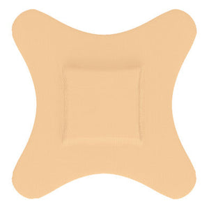 Adhesive Fabric Bandages Four Wing - Sterile, 3" x 3", 24 Adhesive Fabric Bandages Four Wing - Sterile, 3" x 3", 24