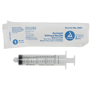 Syringe - Luer Lock, 20 cc, 10/50/cs Syringe - Luer Lock, 20 cc, 10/50/cs