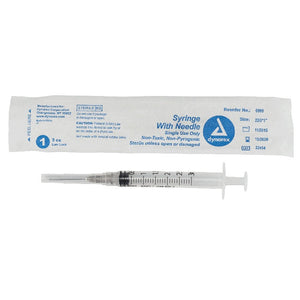 Syringe - Non-Safety with Needle - Luer Lock, 22G, 1" Needle, 3 cc, 8/100/cs Syringe - Non-Safety with Needle - Luer Lock, 22G, 1" Needle, 3 cc, 8/100/cs