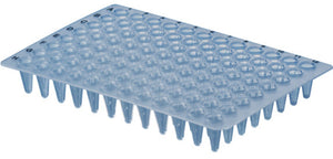 PCR plate without skirt, 96 well, transparent PCR plate without skirt, 96 well, transparent