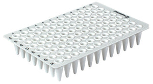 PCR plate without skirt, 96 well, white PCR plate without skirt, 96 well, white