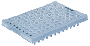 PCR plate half skirt, 96 well, transparent 72.1979.201 PCR plate half skirt, 96 well, transparent 72.1979.201