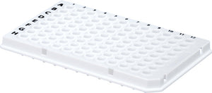 PCR plate half skirt, 96 well, white 72.1982.202 PCR plate half skirt, 96 well, white 72.1982.202