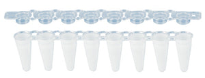 PCR strip of 8, 100l, PCR Performance Tested, white, PP, flat cap PCR strip of 8, 100l, PCR Performance Tested, white, PP, flat cap