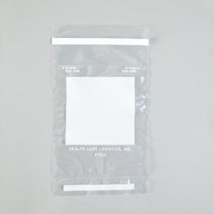 Health Care Logistics Self-Sealing Bags with Tear-Off Receipt, 6x10, Clear Health Care Logistics Self-Sealing Bags with Tear-Off Receipt, 6x10, Clear