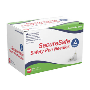 SecureSafe Safety Pen Needle, 30G, 8 mm, 12/100/cs SecureSafe Safety Pen Needle, 30G, 8 mm, 12/100/cs