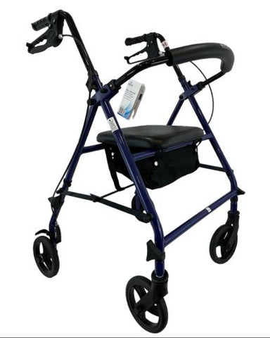 ROLL WITH ME Steel Rollator w/6
