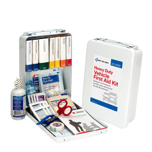 25 Person Vehicle First Aid Kit, Metal Case 25 Person Vehicle First Aid Kit, Metal Case