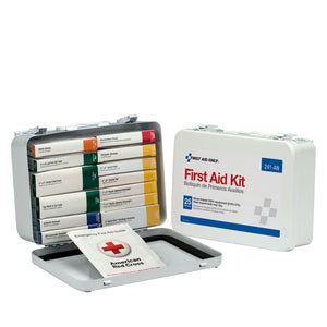 16 Unit First Aid Kit, Metal Case 16 Unit First Aid Kit, Metal Case