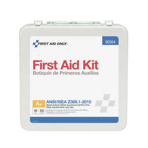 50 Person First Aid Kit, ANSI A+, Metal Case 50 Person First Aid Kit, ANSI A+, Metal Case