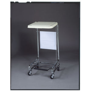 Silver Hamper Stand, 19" x 21" x 36" Silver Hamper Stand, 19" x 21" x 36"