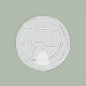 12oz–24oz Compostable Clear PLA Cold Cup Sip Lid 12oz–24oz Compostable Clear PLA Cold Cup Sip Lid