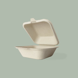 6" x 6" Eco-Bamboo Collection Hinged Clamshell 6" x 6" Eco-Bamboo Collection Hinged Clamshell