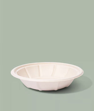 24oz Eco-Bamboo Collection Fiber Coated Round Bowl, PFAS Free 24oz Eco-Bamboo Collection Fiber Coated Round Bowl, PFAS Free