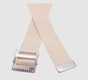 72" GAIT BELT NATURAL METAL BUCKLE 72" GAIT BELT NATURAL METAL BUCKLE