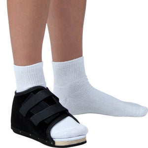 Post-Op Shoe, Suede Wood, Hook/Loop, Female, L Post-Op Shoe, Suede Wood, Hook/Loop, Female, L