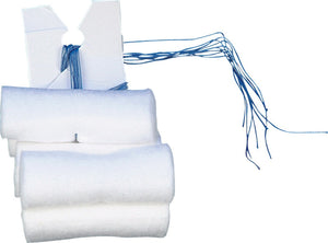 Cylindrical Sponge 1-1/2 x 1/2 Double-Strung 5/pk 100/cs Cylindrical Sponge 1-1/2 x 1/2 Double-Strung 5/pk 100/cs