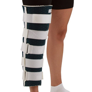 Knee Immobilizer, Cutaway 16IN, Cool Blue, Contoured Knee Immobilizer, Cutaway 16IN, Cool Blue, Contoured