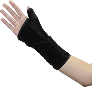 Warrior® Wrist Thumb Brace Universal XL, Lacer, Left Warrior® Wrist Thumb Brace Universal XL, Lacer, Left