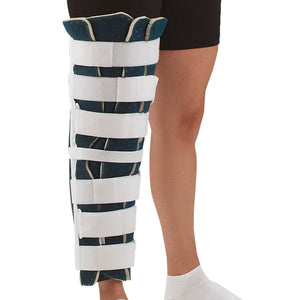 Knee Immobilizer, Tri-Panel 16IN, Cool Blue Foam Knee Immobilizer, Tri-Panel 16IN, Cool Blue Foam