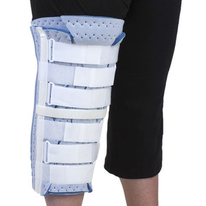 Knee Immobilizer, Tri-Panel 22IN, 40IN Circ, Blue Foam Knee Immobilizer, Tri-Panel 22IN, 40IN Circ, Blue Foam