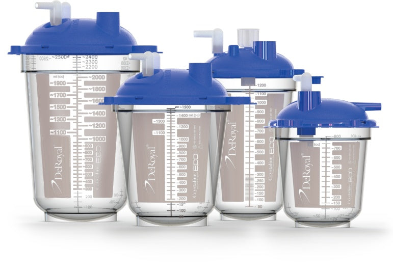 1200cc Rigid Canister w/Elbow