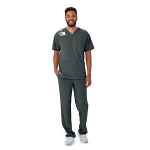 Henderson AVE Unisex Scrub Top with 3 Pockets, Charcoal, Size 2XS Henderson AVE Unisex Scrub Top with 3 Pockets, Charcoal, Size 2XS
