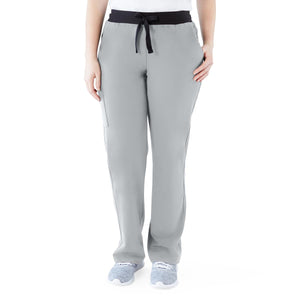 Varick AVE Women's Scrub Pants, Petite, Gray, Size 3XL Varick AVE Women's Scrub Pants, Petite, Gray, Size 3XL