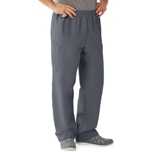 AngelStat Unisex Cargo Scrub Pants with Elastic Waist, Charcoal, Petite Inseam, Size 3XL AngelStat Unisex Cargo Scrub Pants with Elastic Waist, Charcoal, Petite Inseam, Size 3XL