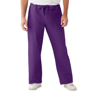 ComfortEase Unisex Nonreversible Drawstring Cargo Scrub Pants with Medline Color-Coding, Size 2XL Regular Inseam, Rich Purple ComfortEase Unisex Nonreversible Drawstring Cargo Scrub Pants with Medline Color-Coding, Size 2XL Regular Inseam, Rich Purple