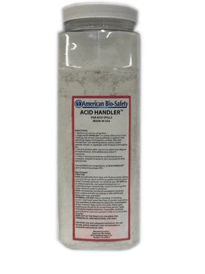 Acid Handler (free flowing powder neutralizes and solidifies acid solution spills), 4x1 gallons Acid Handler (free flowing powder neutralizes and solidifies acid solution spills), 4x1 gallons