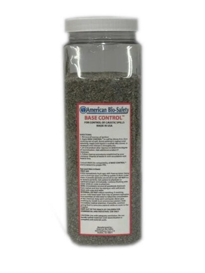 Base Control (free flowing  powder neutralizes and solidifies base or caustic  solution spills), 4x1 gal bottle